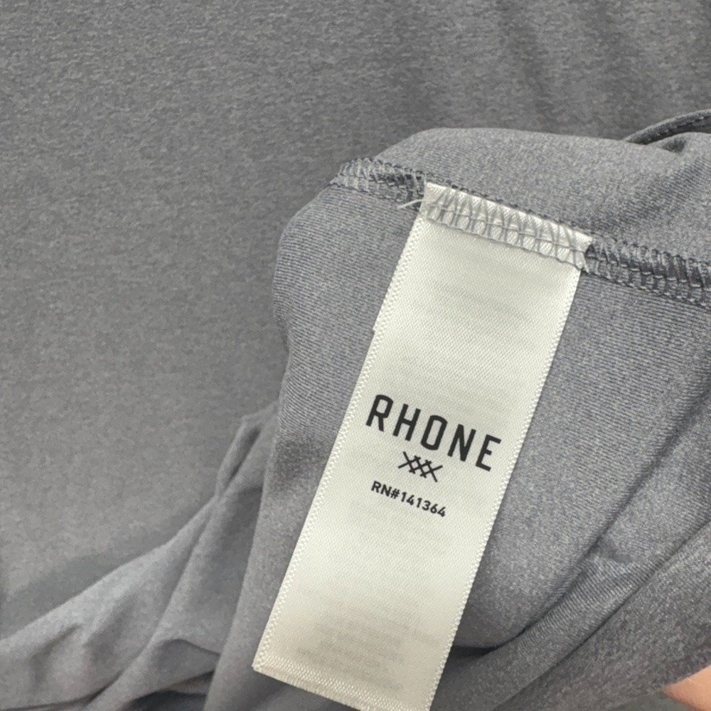 Rhone T-Shirt Shirt Mens 2XL Gray Pullover Long Sleeve Performance Activewear - Picture 6 of 9